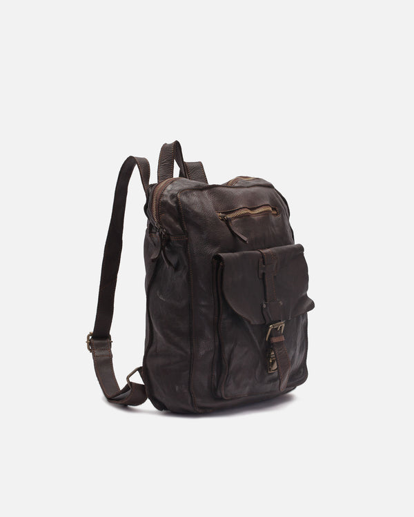 Michigan Leather Backpack - BibaBagsUSA