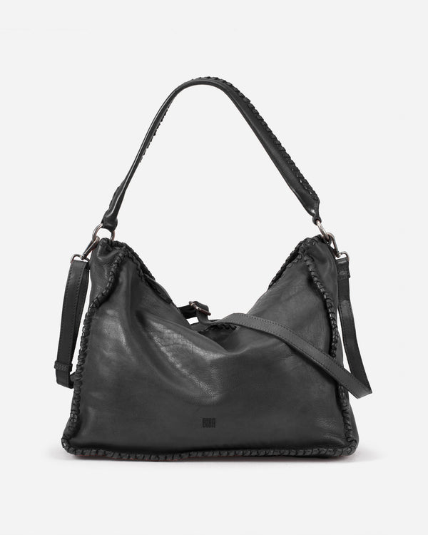 Winona Leather Shoulder Bag - BibaBagsUSA